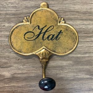 Metal Hat Hook, NEW